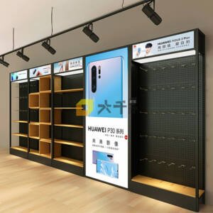 Custom Bevis Floor Display Rack for Mobile Phone Charger