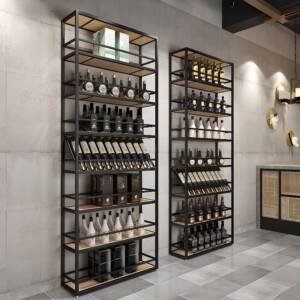 Custom Liquor Store Display Racks Shelving for Shops