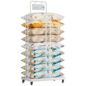 Custom Metal Pillow Storage Rack Display Stand