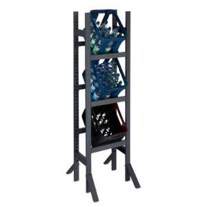 3 Drinks Crates Stainless Steel Box Stand
