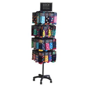 Cheap Socks Rack Display Metal Rotating Socks Display Rack