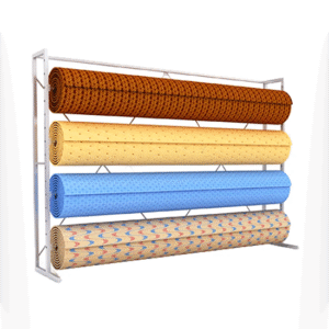 Custom Fabric Store Display Rack Commercial Fabric Display Rack