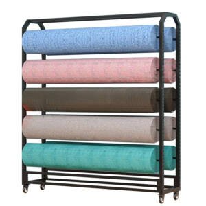 2024 Display Racks for Fabric Rolls, Metal Fabric Roll Display Rack
