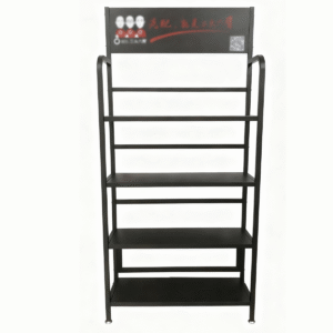 Enterprise Customization Eco-Friendly Heavy Duty Metal Rack Custom Logo for Automotive Store Display Lubricating Oil Engine Oil