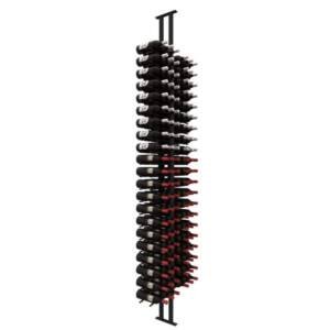 Wall Mounted Metal Wine Rack - Stylish 12-Bottle Capacity Wine Bottle Display Rack for Home Bar & Kitchen